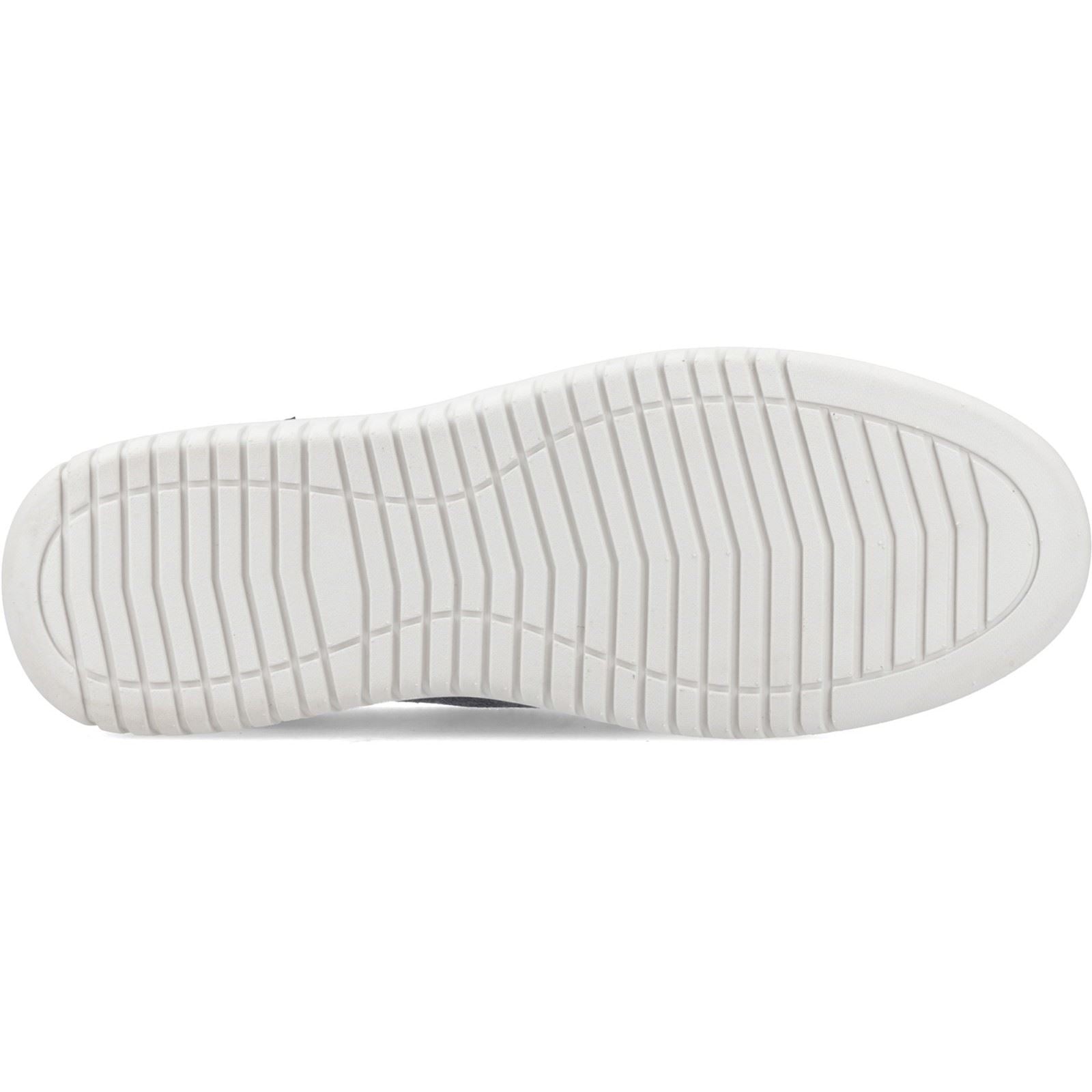 Hush Puppies Damon Slip on Mocassins Pour Hommes En Textile Bleu Marine