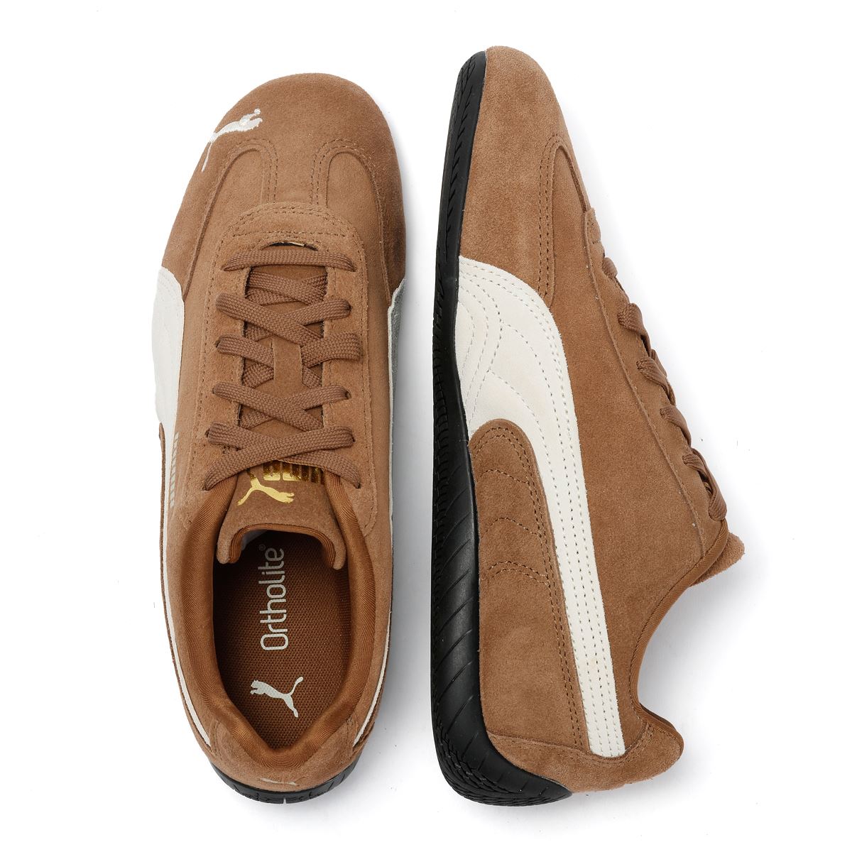 Puma Speedcat OG Baskets En Cuir Marron