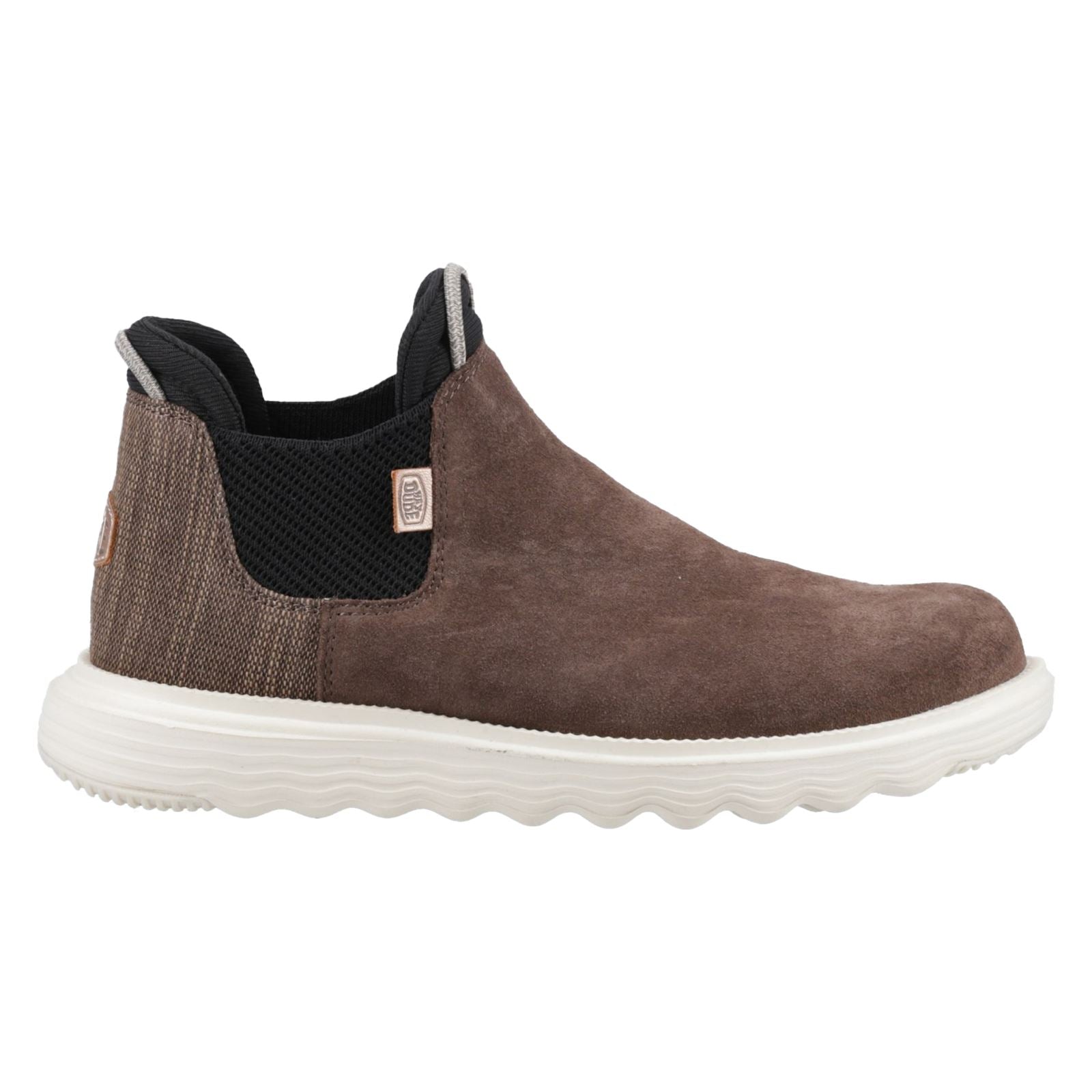 HEYDUDE Branson Bottes En Cuir Pour Femmes Couleur Café