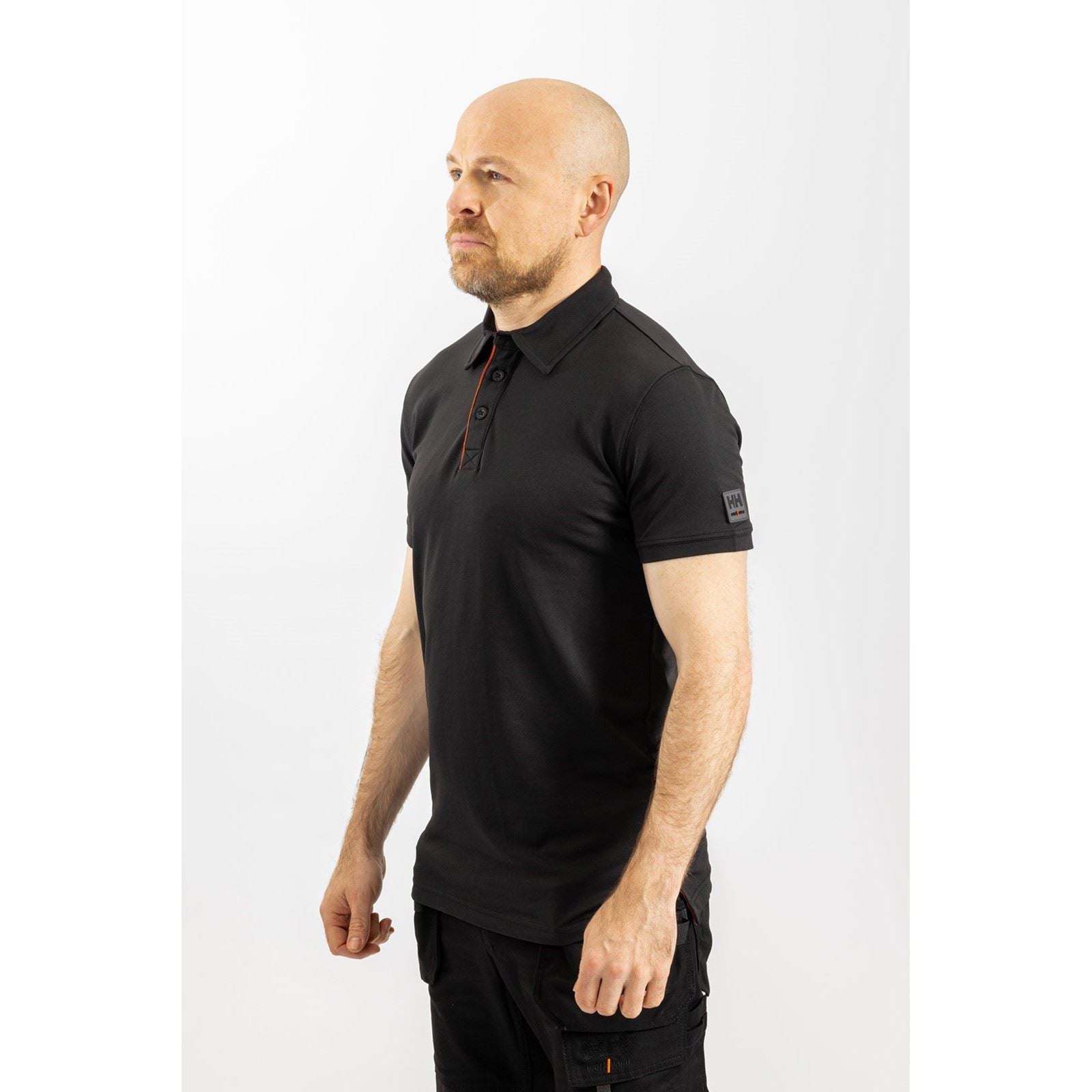 Helly Hansen Workwear Kensington Tech Chemise Polo Noire Pour Homme