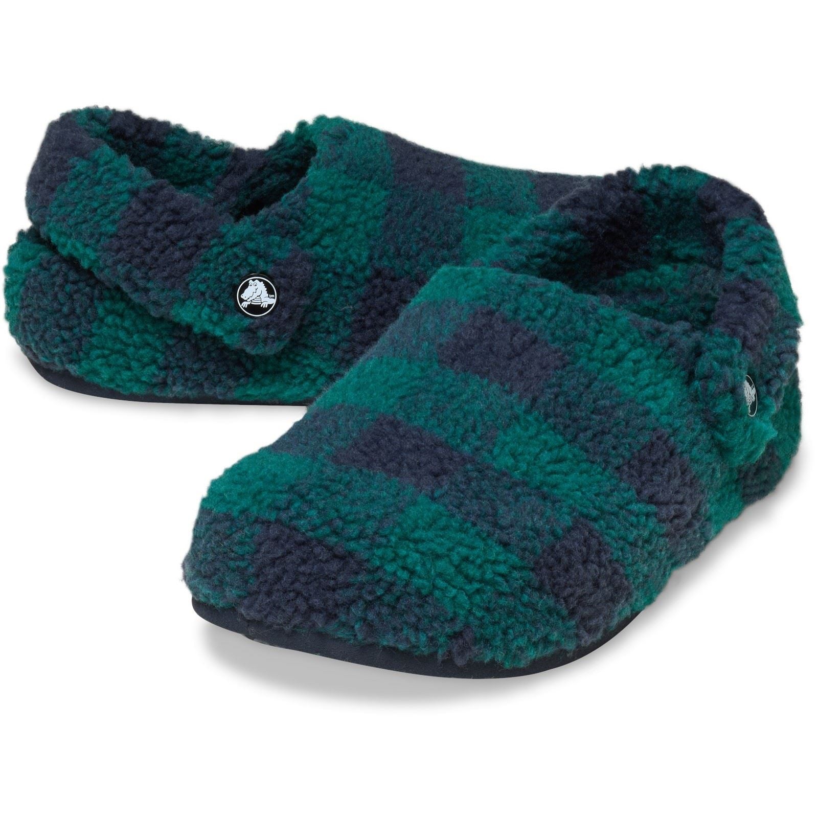 Crocs Classic Cozzzy Pantoufles En Polyester Pour Hommes Hosta/Marine