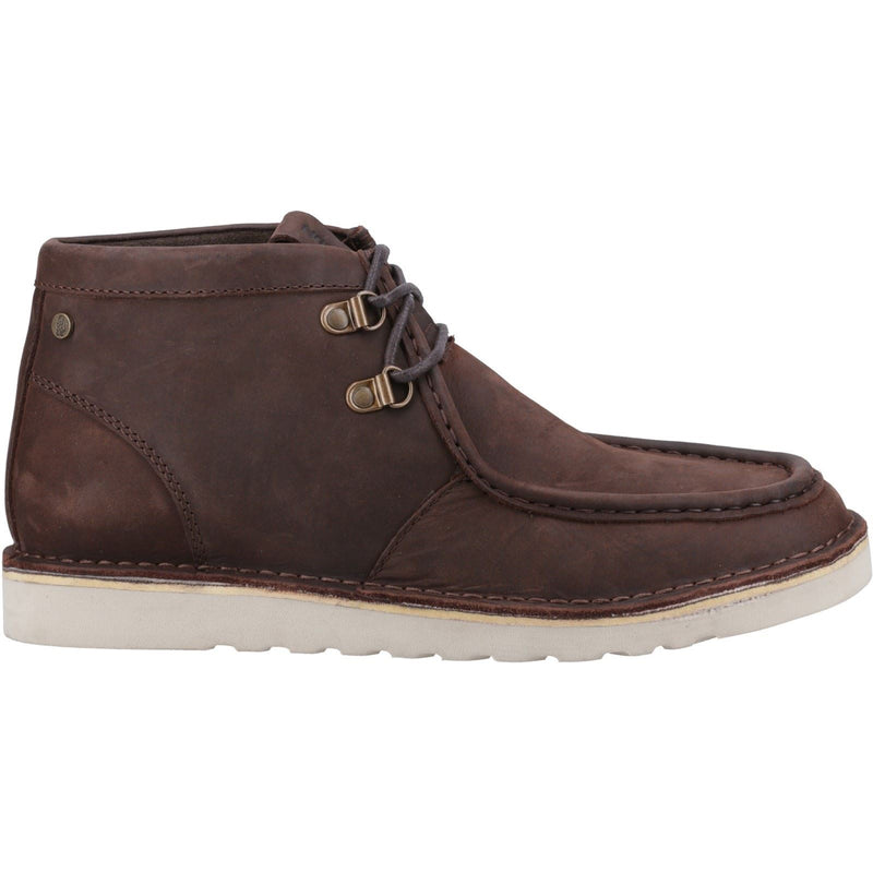Hush Puppies Oswald Bottes En Cuir Marron Pour Homme