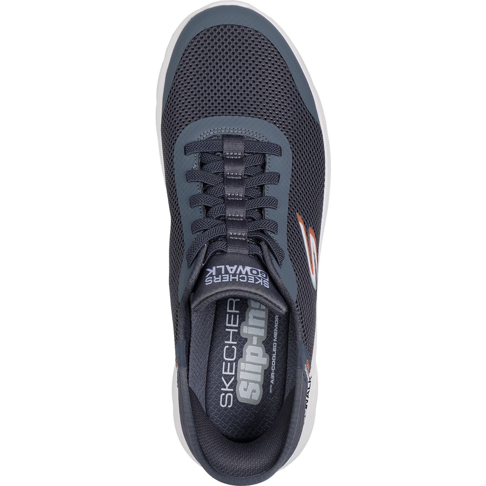 Skechers GO WALK Flex Hands Up Sneakers Grises Pour Hommes