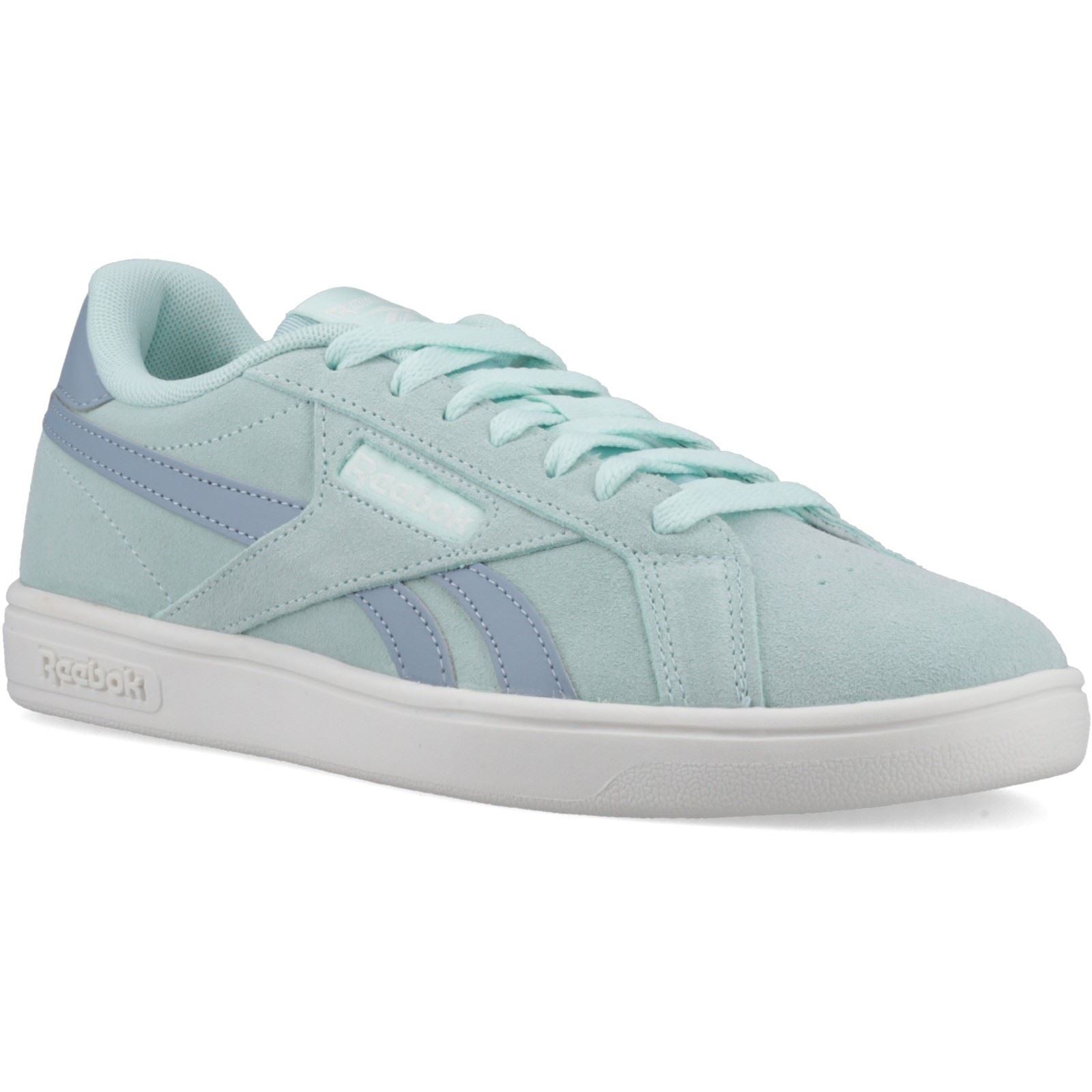 Reebok Court Retro Sneakers Textiles Pour Femme Glitchaqua/Leisureblue/Chalk