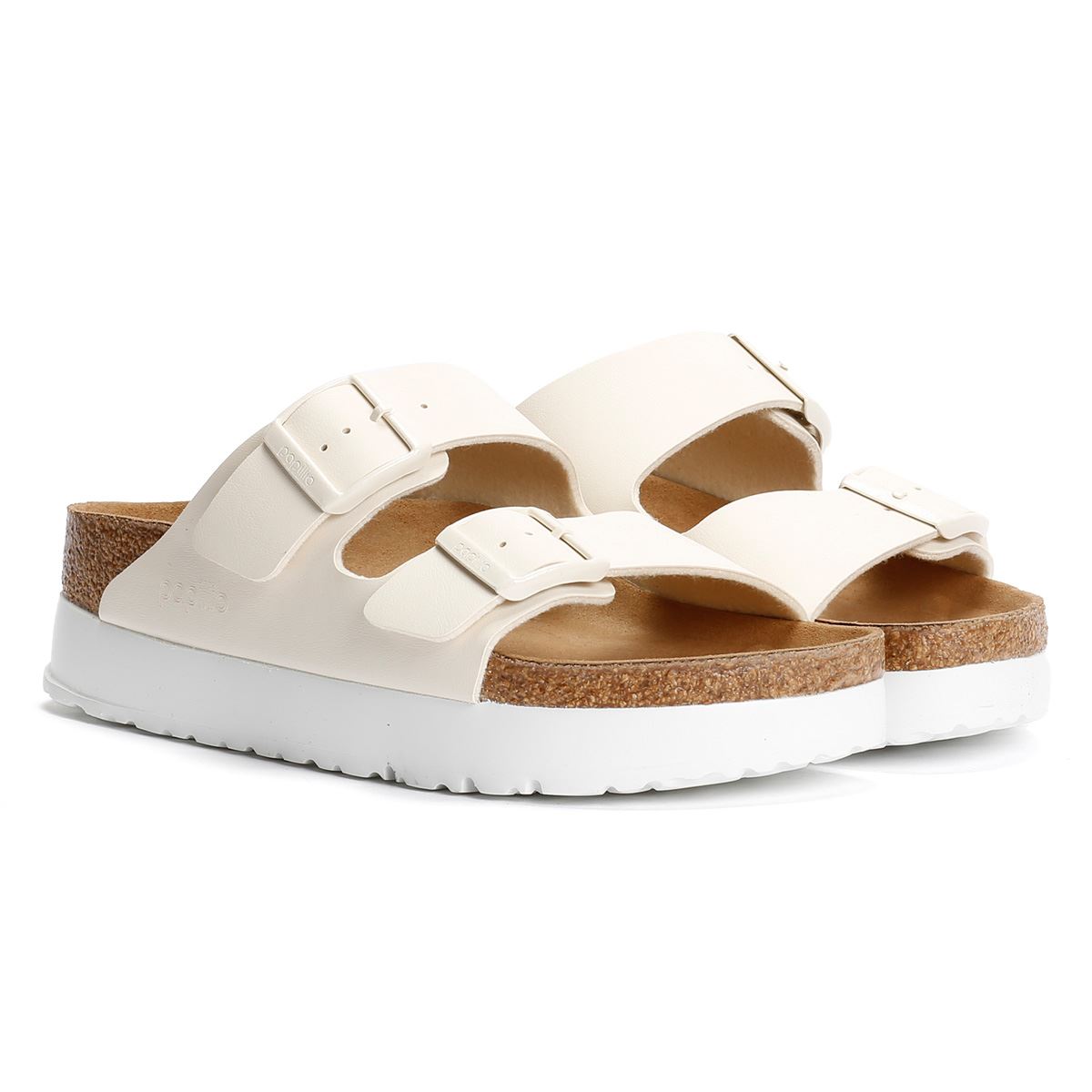 Birkenstock Arizona Flex Narrow Fit Sandales Blanches Pour Femmes
