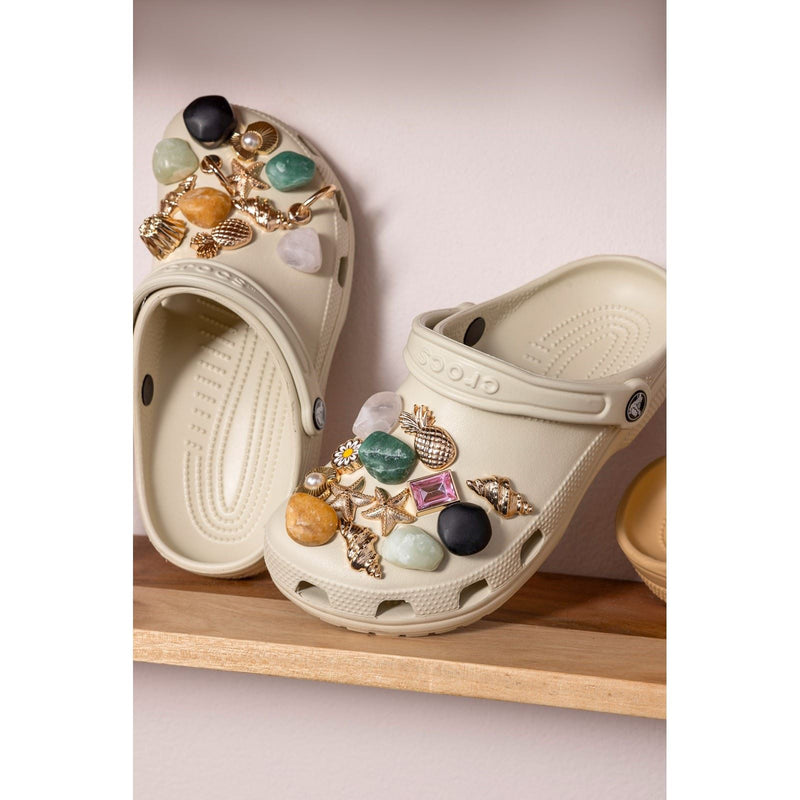 Crocs Toddler Classic Croslite Caoutchouc Mocassins À Plaque En Forme D'os