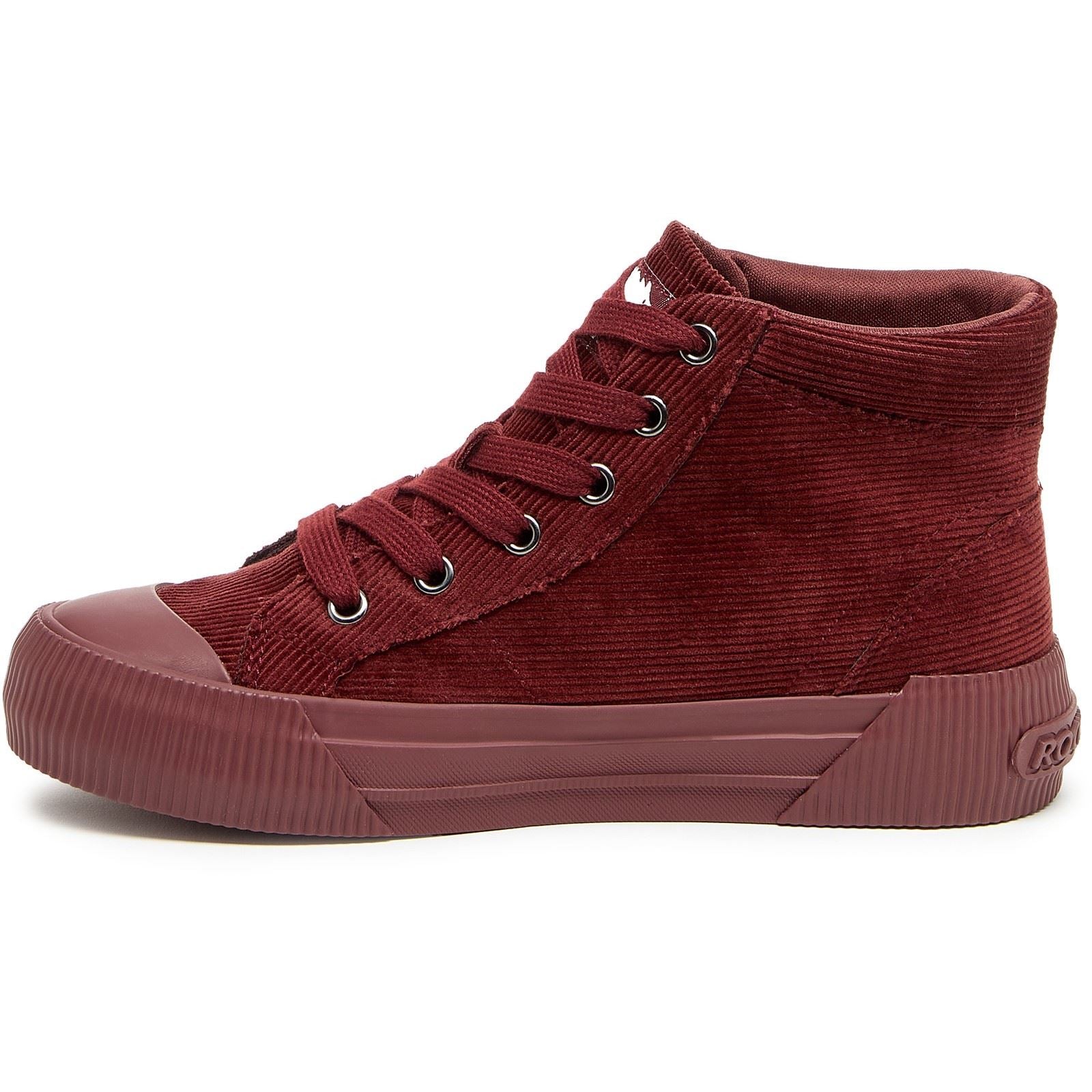 Rocket Dog Cheery Hi Baskets Bordeaux En Velours Côtelé Pour Femmes