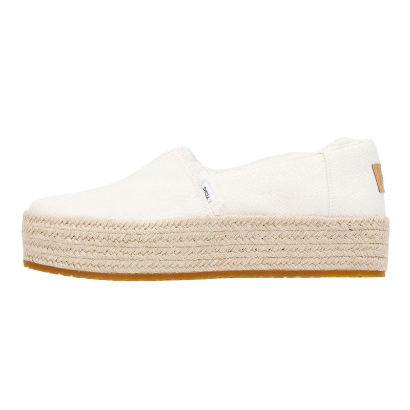 TOMS Valencia Espadrilles Blanches Pour Femme En Toile