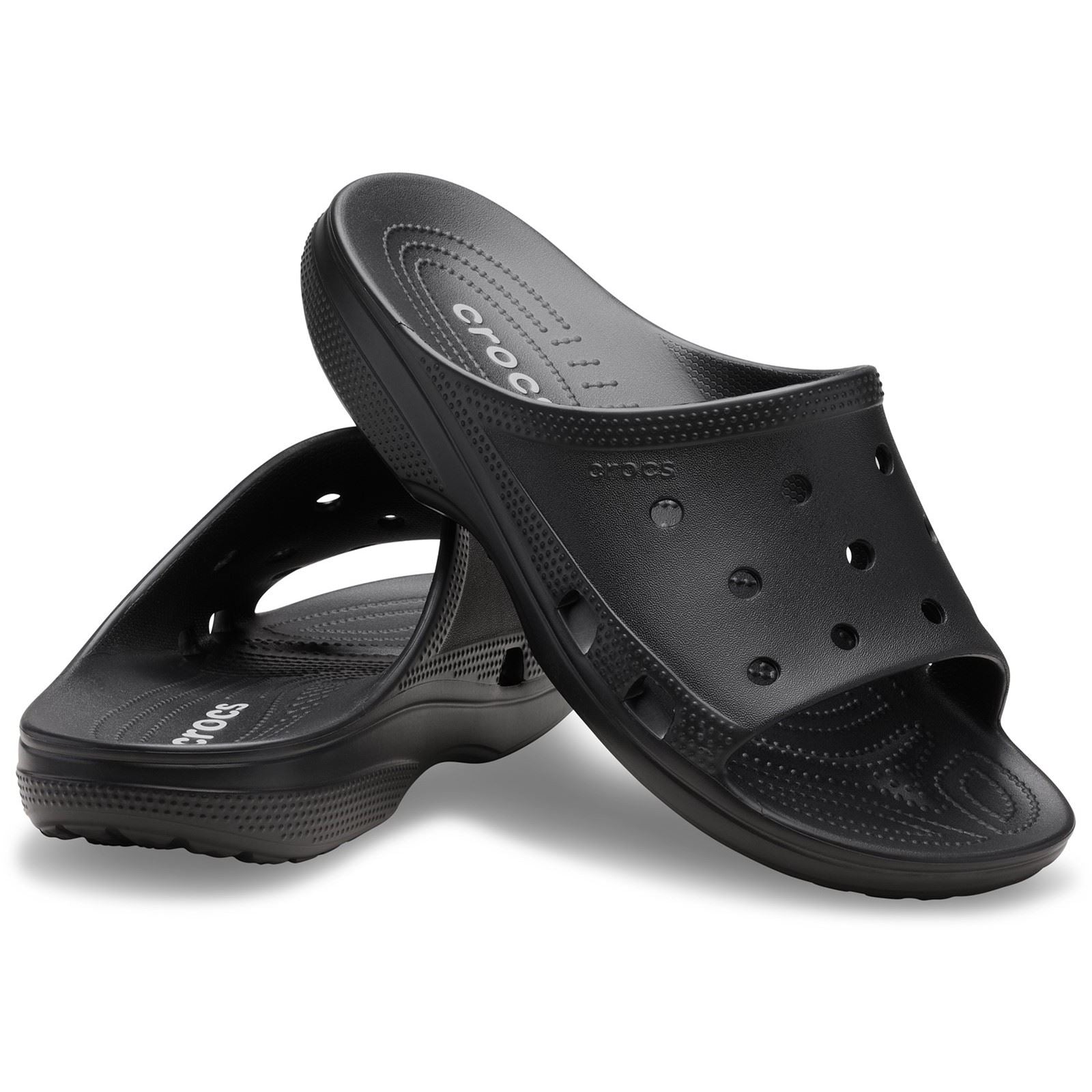 Crocs Saturday Mules Noires Eva Pour Femmes