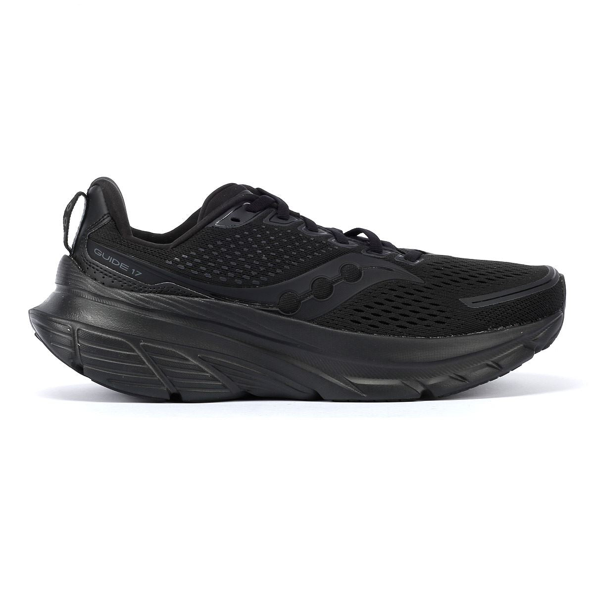 Saucony Guide 17 Baskets Noires Pour Hommes