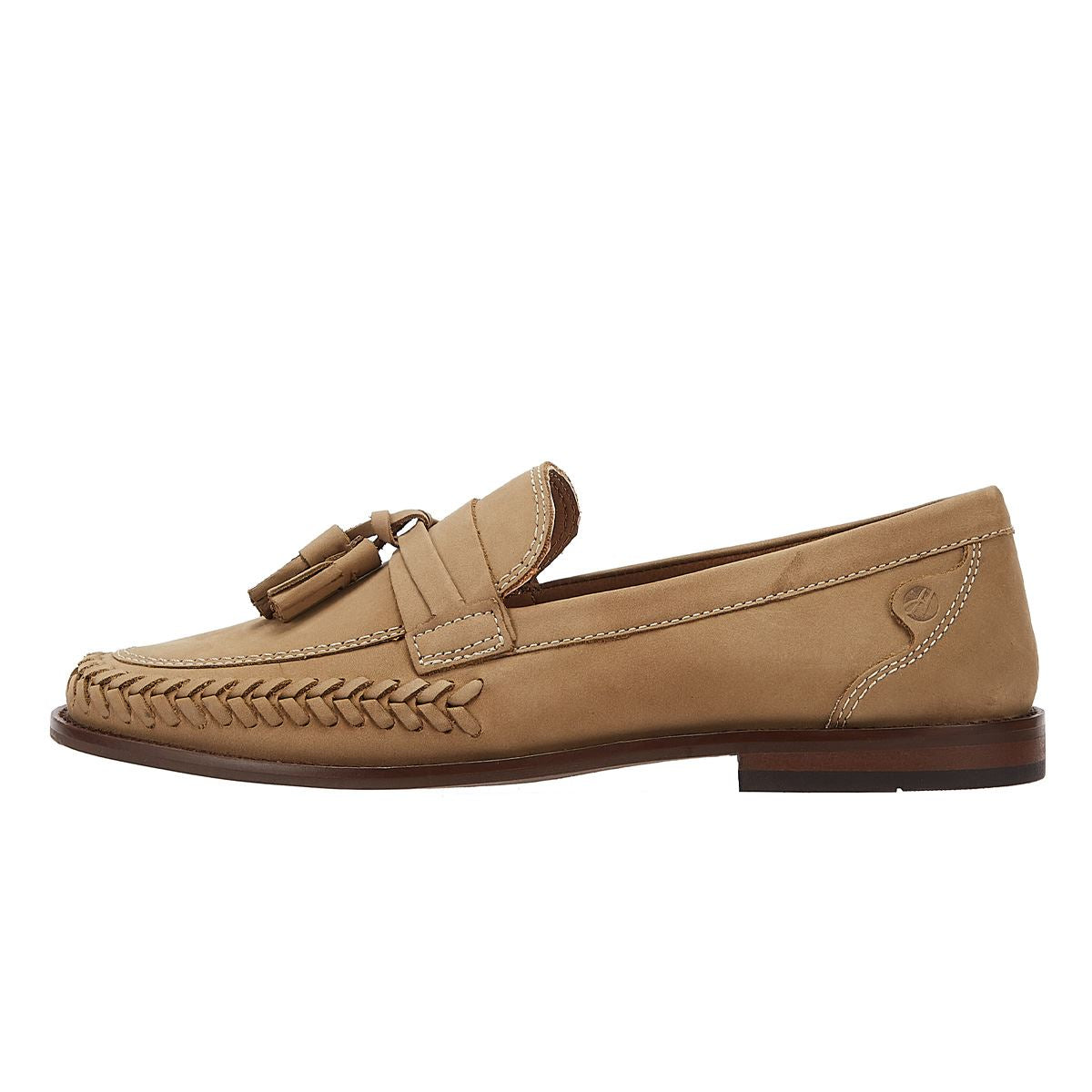 H By Hudson Haldon Mocassins En Daim Taupe Pour Hommes Taupe Décontracté
