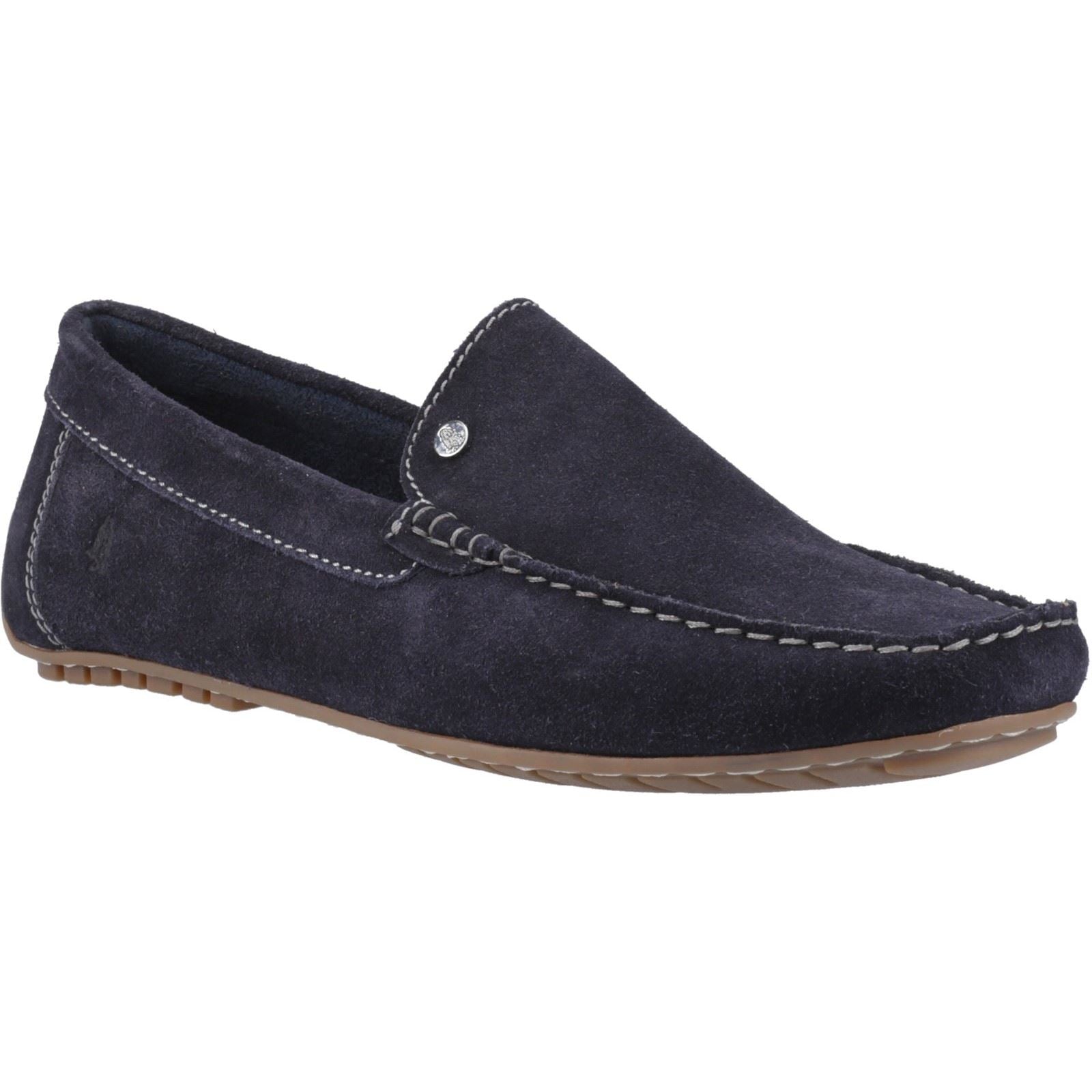Hush Puppies Ralph Suede Chaussures Bateau En Cuir Pour Homme Couleur Marine