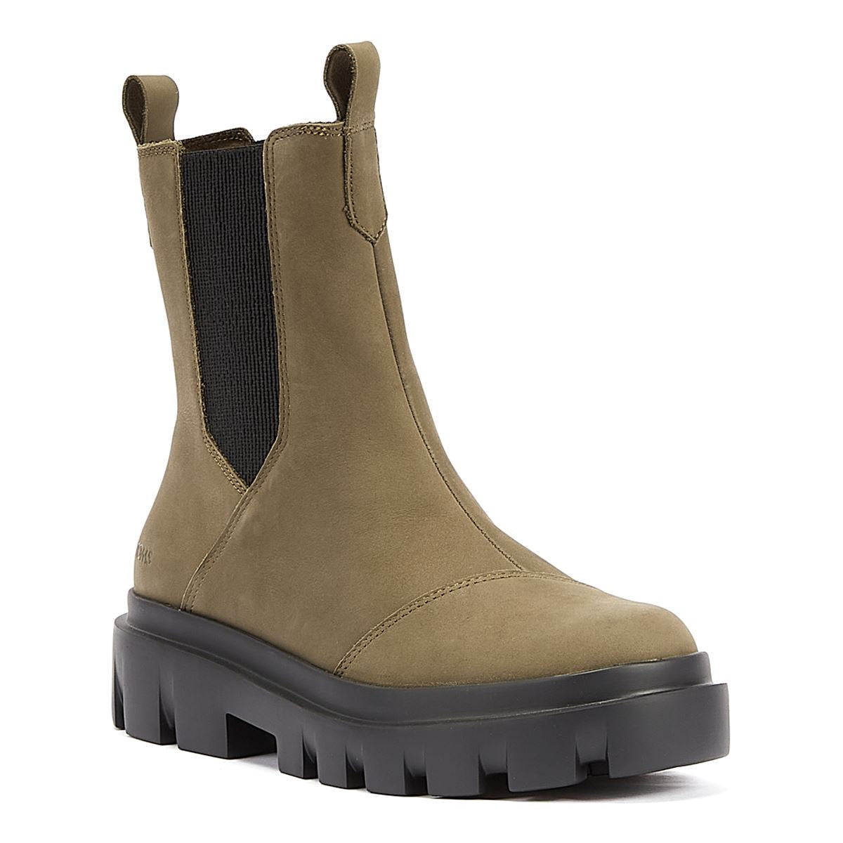 TOMS Bottes En Cuir Pour Femme Rowan Couleur Olive