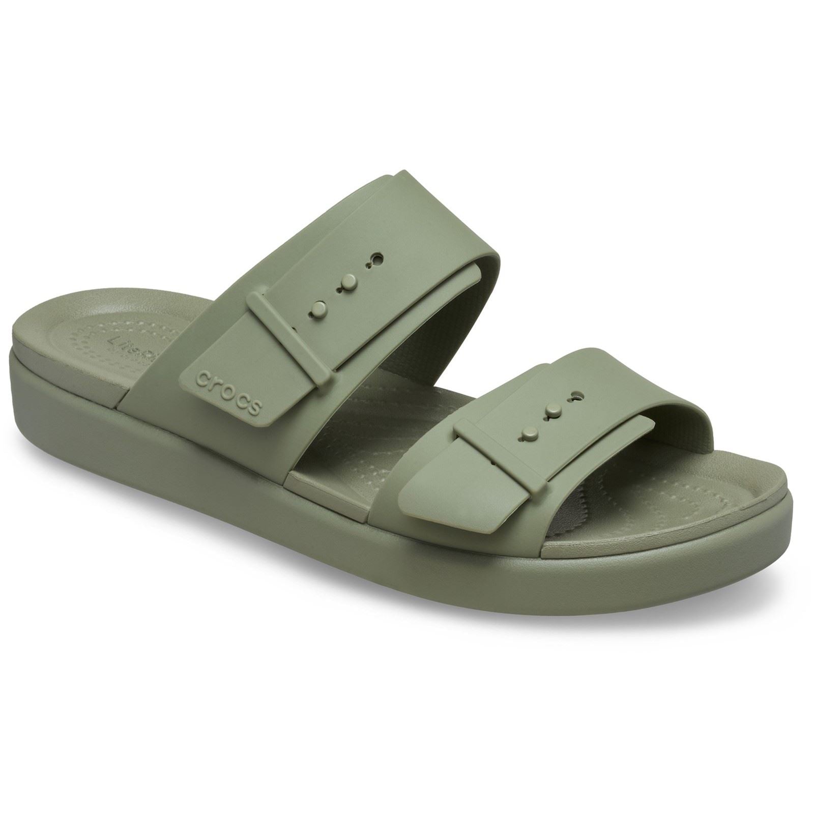 Crocs Brooklyn Buckle Sandales Cargo Pour Femmes Eva