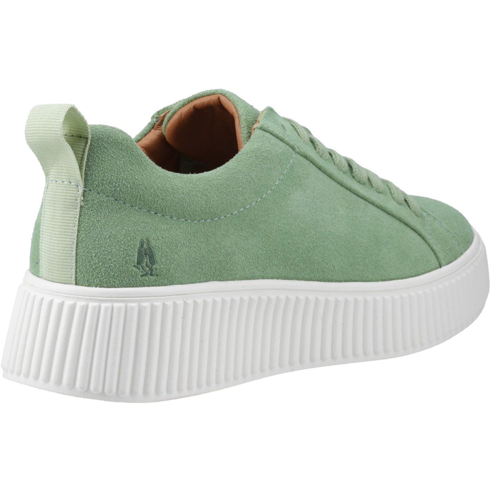Hush Puppies Harlow Suede Baskets En Daim Pour Femme, Vertes