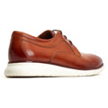 Base London Wing Chaussures Derby En Cuir Pour Homme Couleur Tan Brûlé