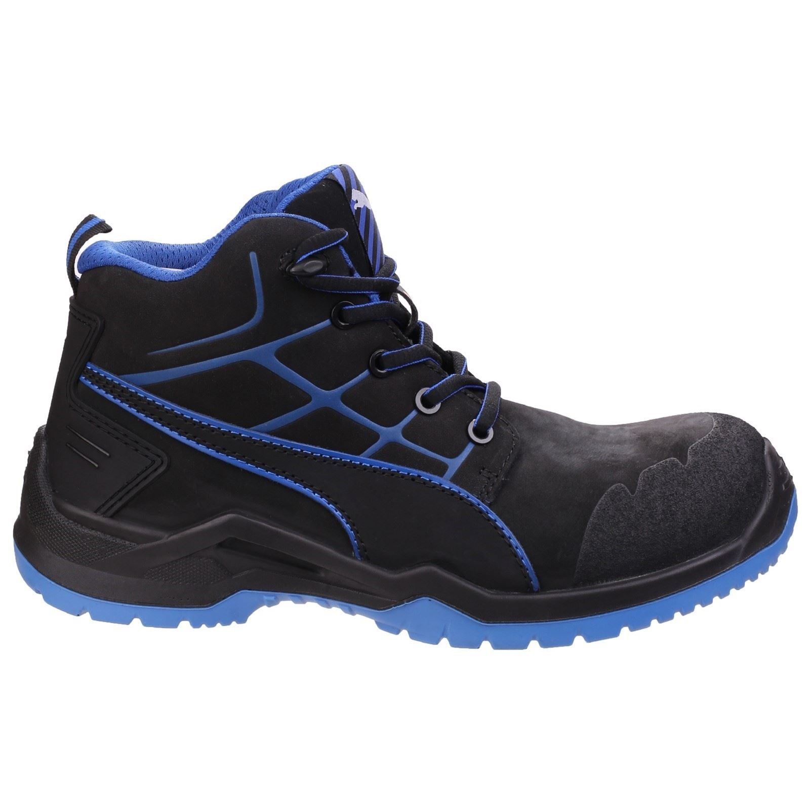 Puma Safety  Bottes De Sécurité En Nubuck Bleu Krypton