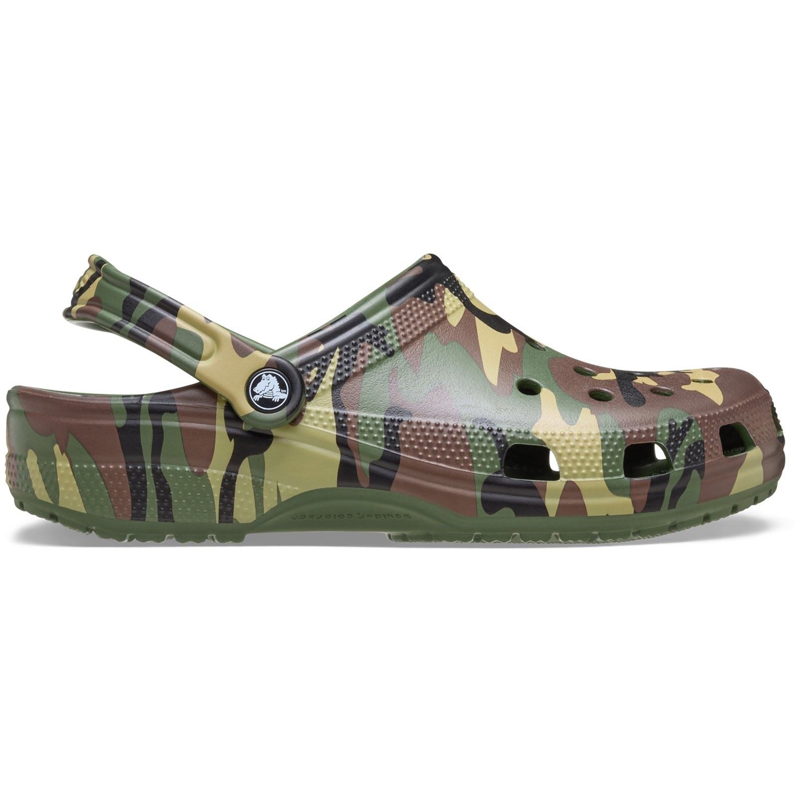 Crocs Classic Camouflage Sabots Verts Armée Pour Hommes En Eva