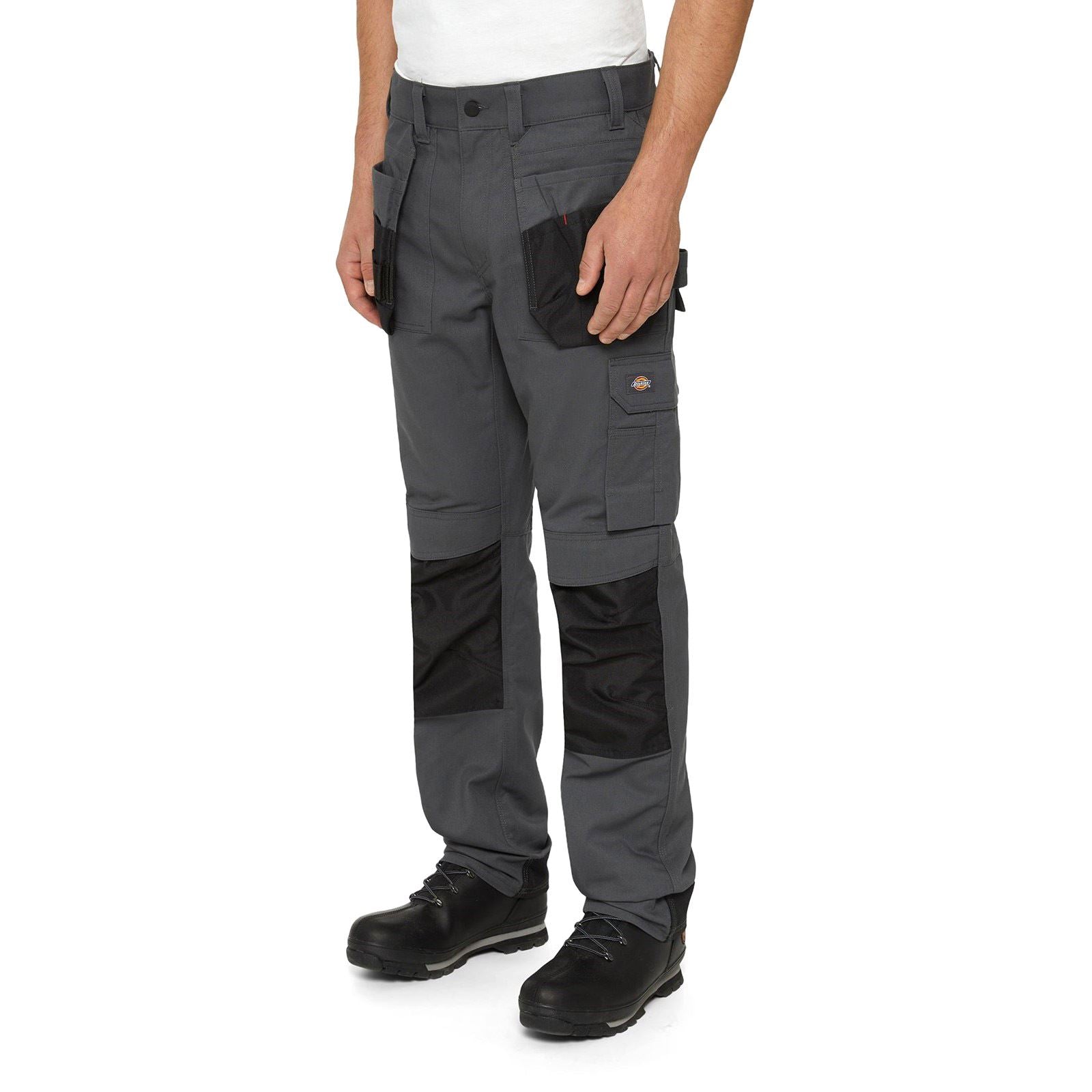 Dickies Multi Pocket Utility Pantalons De Travail Gris En Polyester Pour Homme