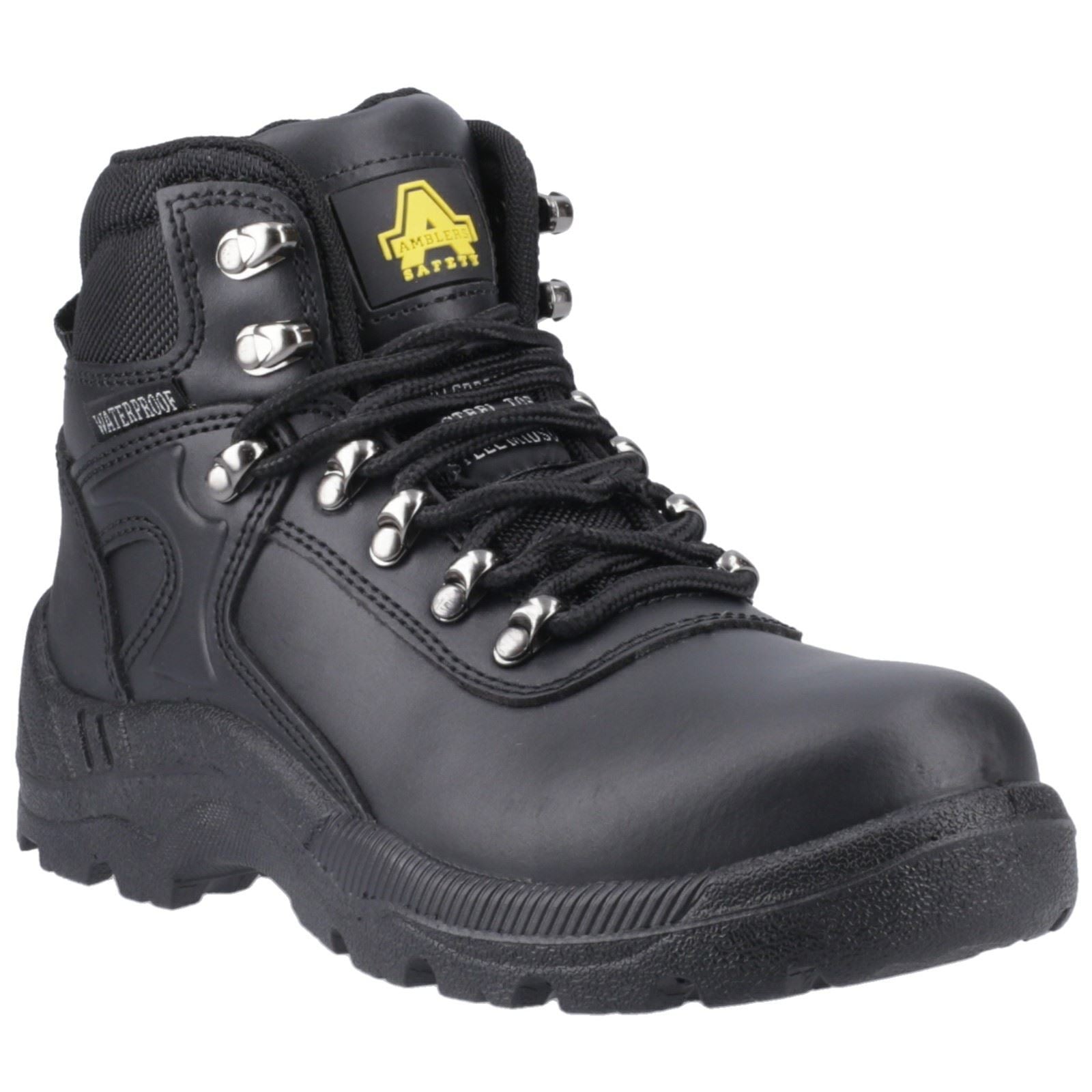 Amblers Safety  Bottes De Sécurité En Cuir Noires Fs218