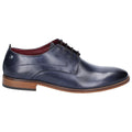 Base London Script Washed Chaussures Oxford En Cuir Pour Homme, Couleur Bleu Marine
