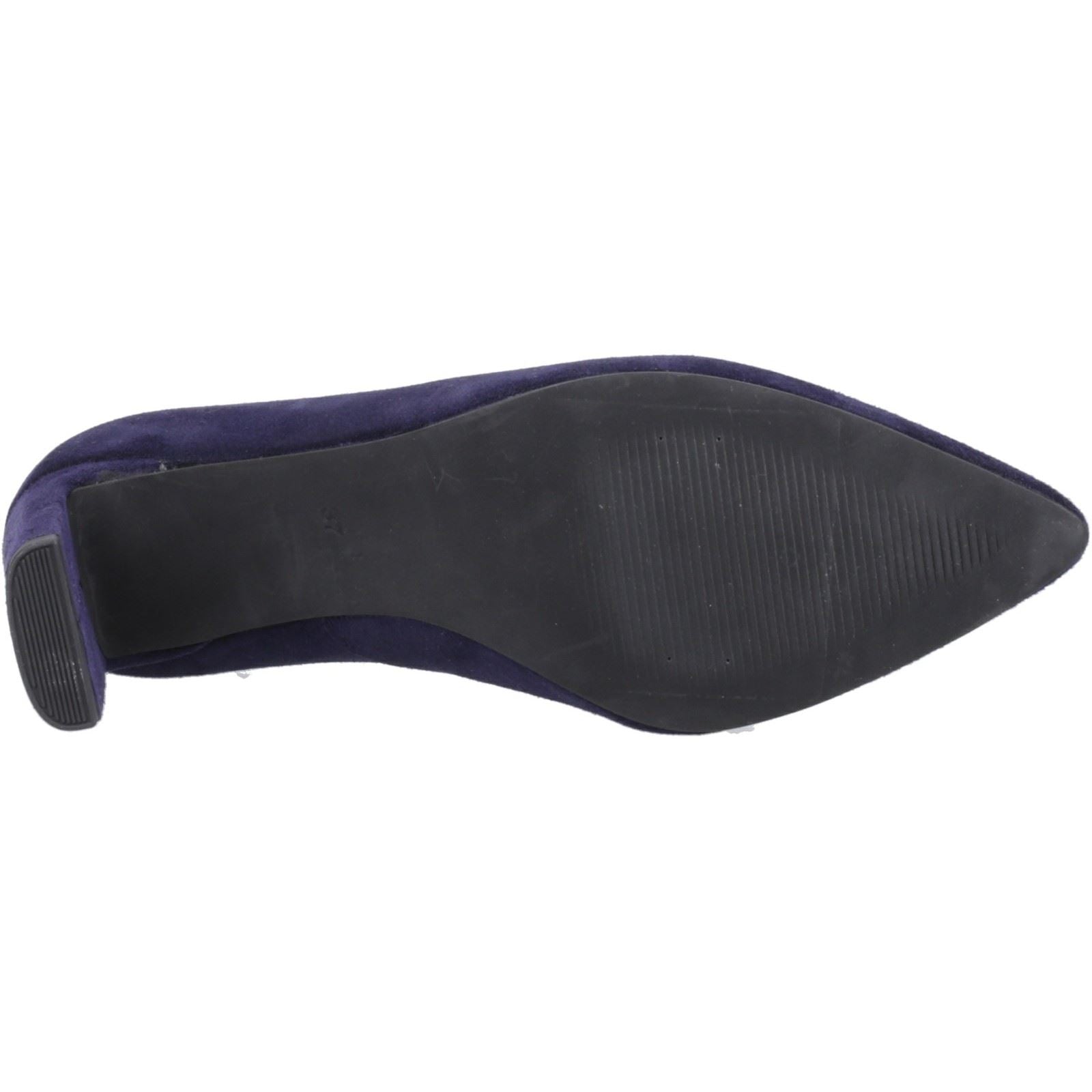 Hush Puppies Olivia Chaussures Bleu Marine Pour Femmes En Suède