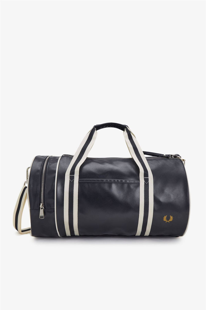 Fred Perry Classic Barrel Sac Croisé En Polyester Marine/Écru