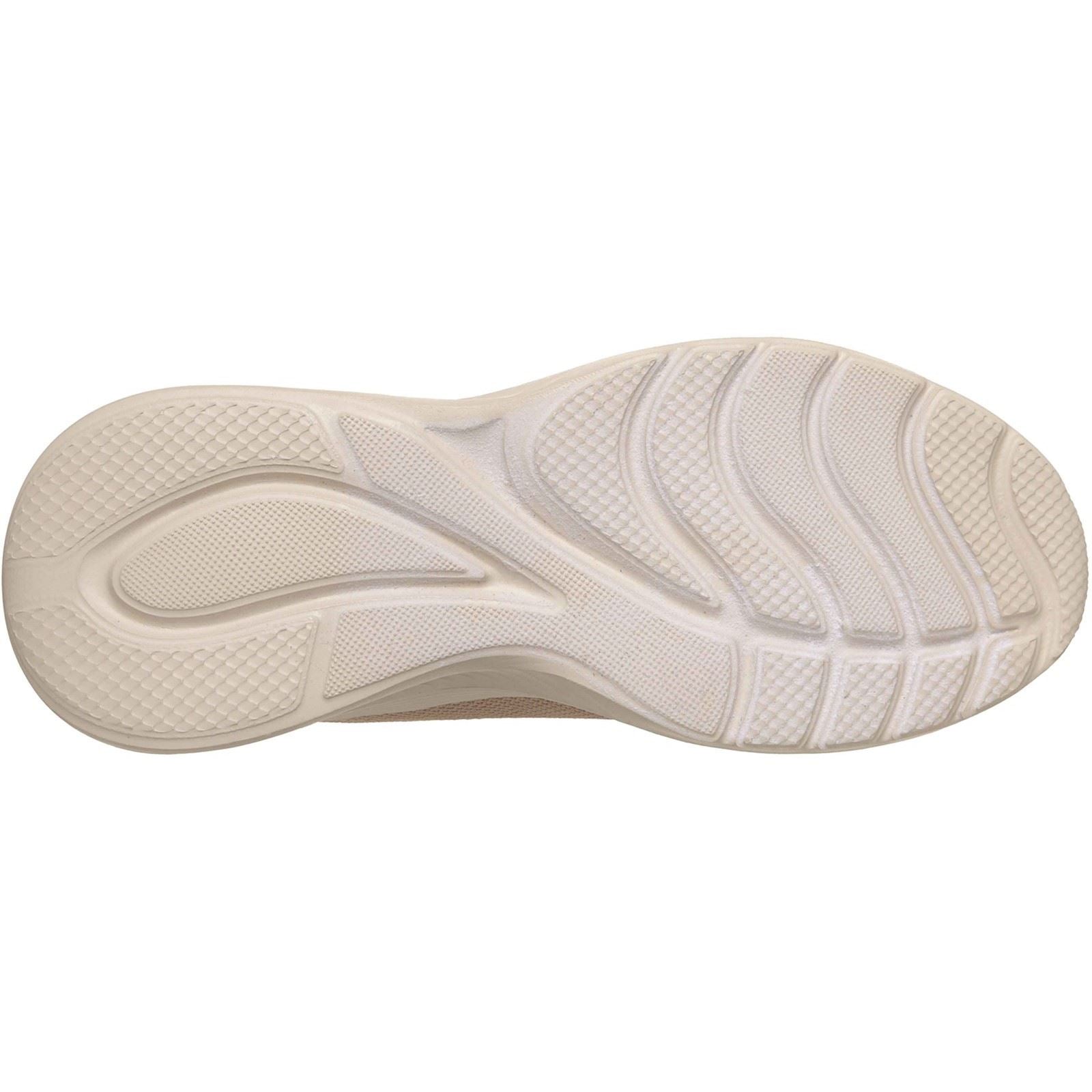 Skechers Bobs Squad Waves Current Look Baskets Taupe Pour Femmes En Textile