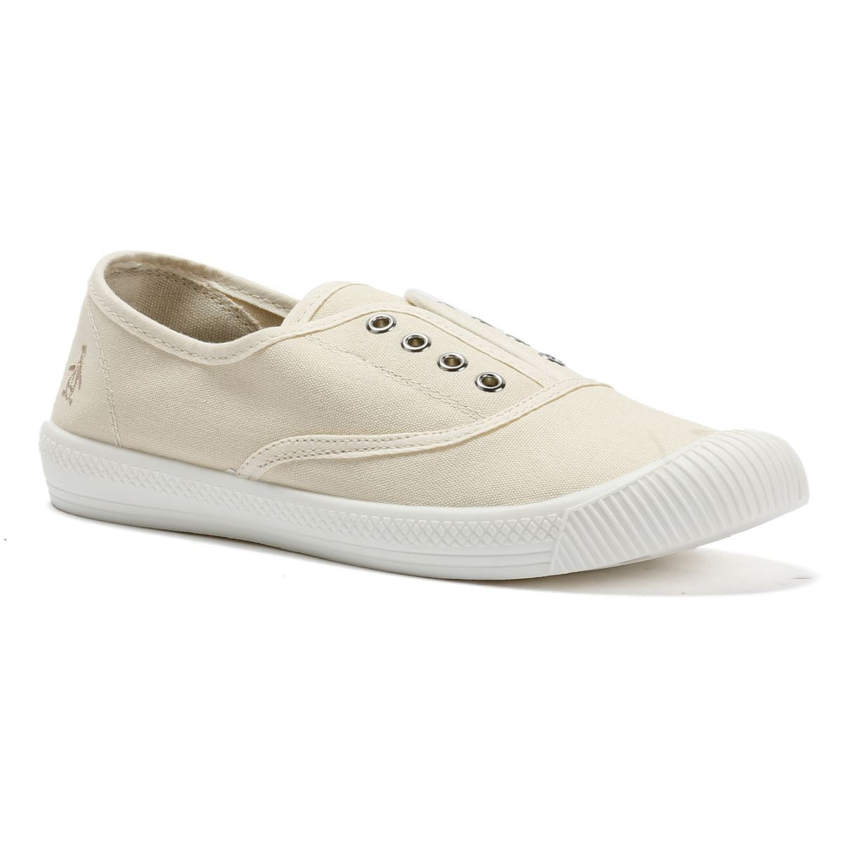 Penguin Anita Chaussures Blanches En Toile Pour Femmes