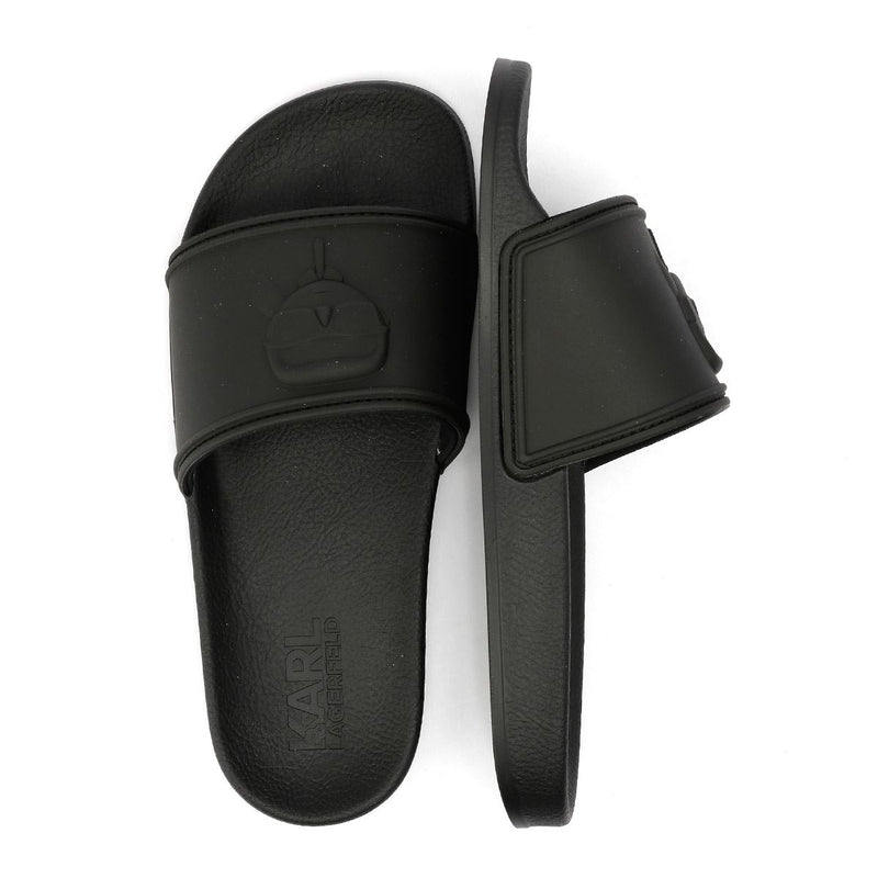 Karl Lagerfeld Kondo 2.0 Karl NFT Sandales Noires Pour Femmes