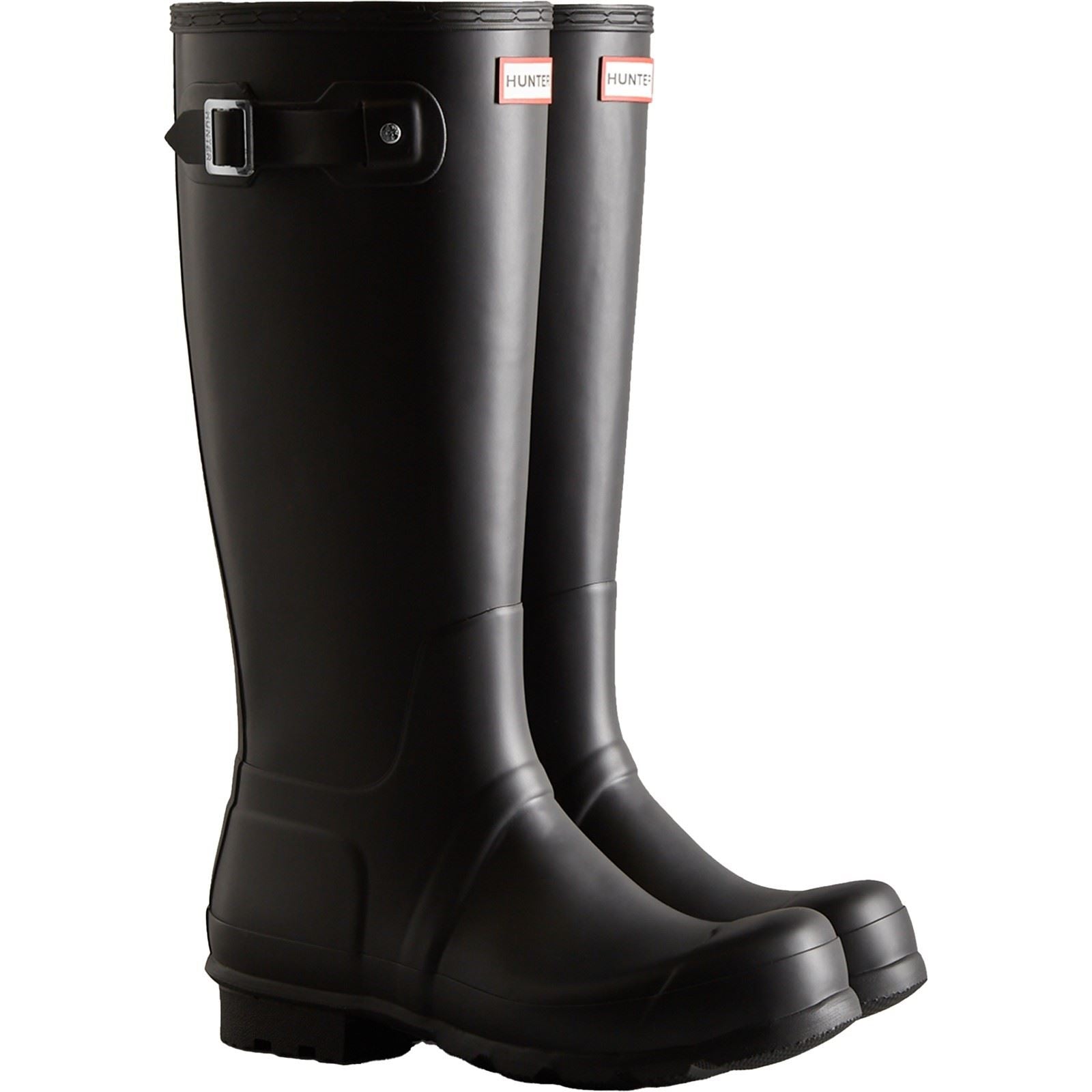Hunter Original Tall Bottes En Caoutchouc Noires Pour Hommes