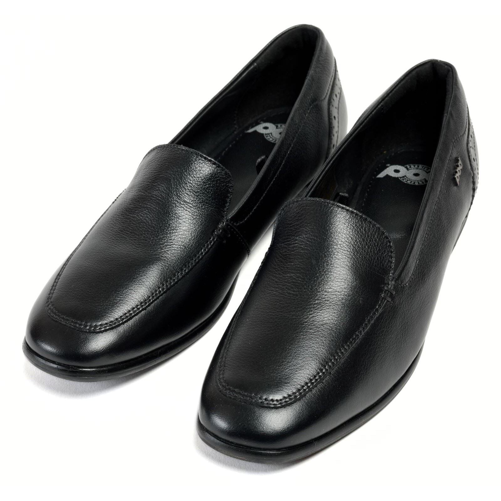 Pod Penny Mocassins Noirs Pour Femmes En Cuir