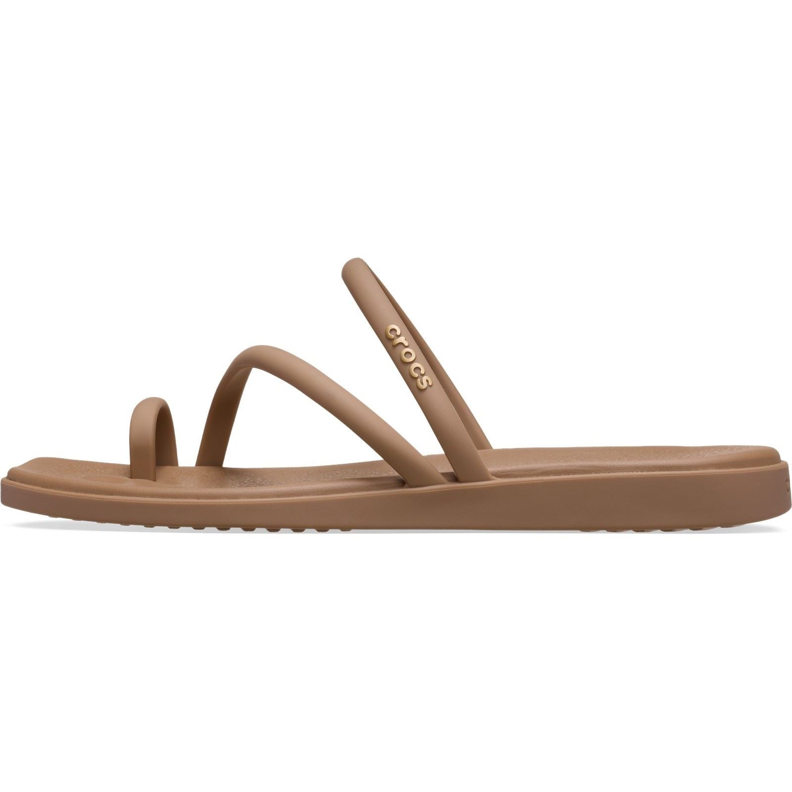 Crocs Miami Toe Loop Sandal Sandales En Chocolat Au Lait Pour Femmes