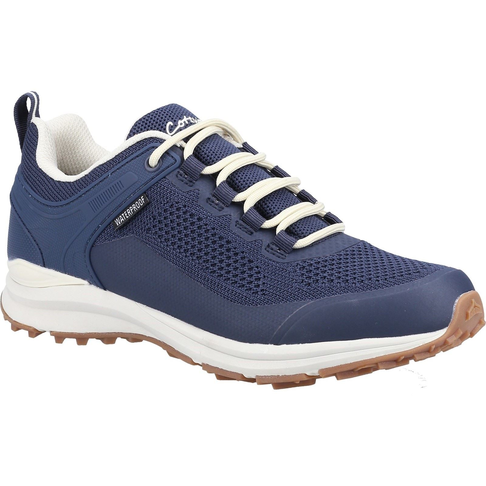 Cotswold Compton Chaussures De Sport Pour Femmes En Plastique Recyclé Et Pu Synthétique De Couleur Marine