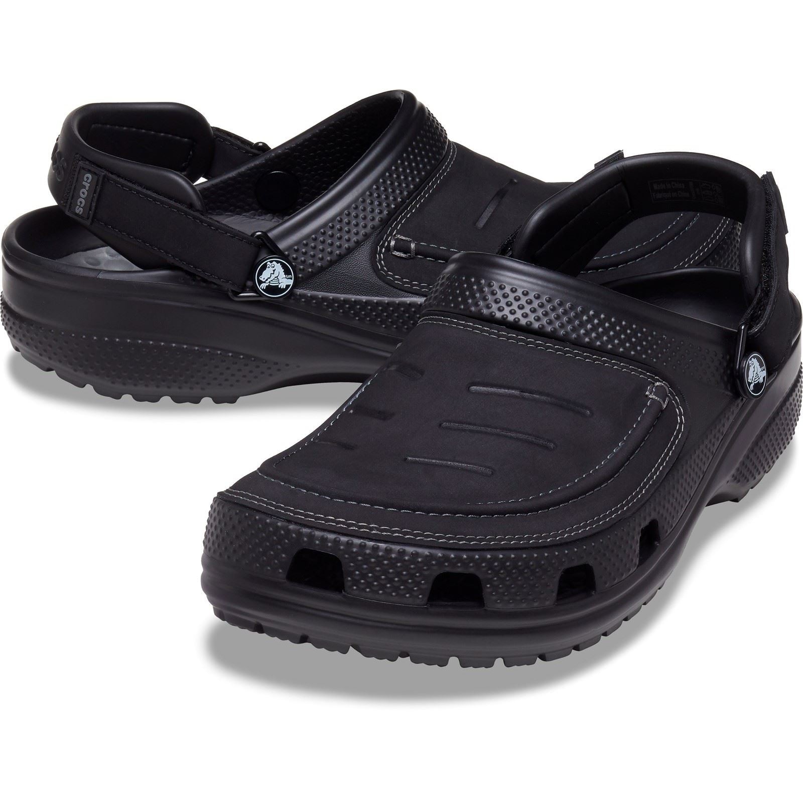 Crocs Yukon Vista II Sabots pour hommes en Synthétique noir/gris ardoise