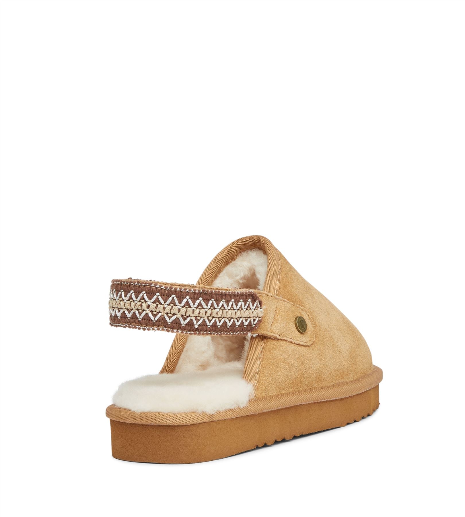 Osprey London The Constellation Chaussons En Suède Pour Femmes Marron