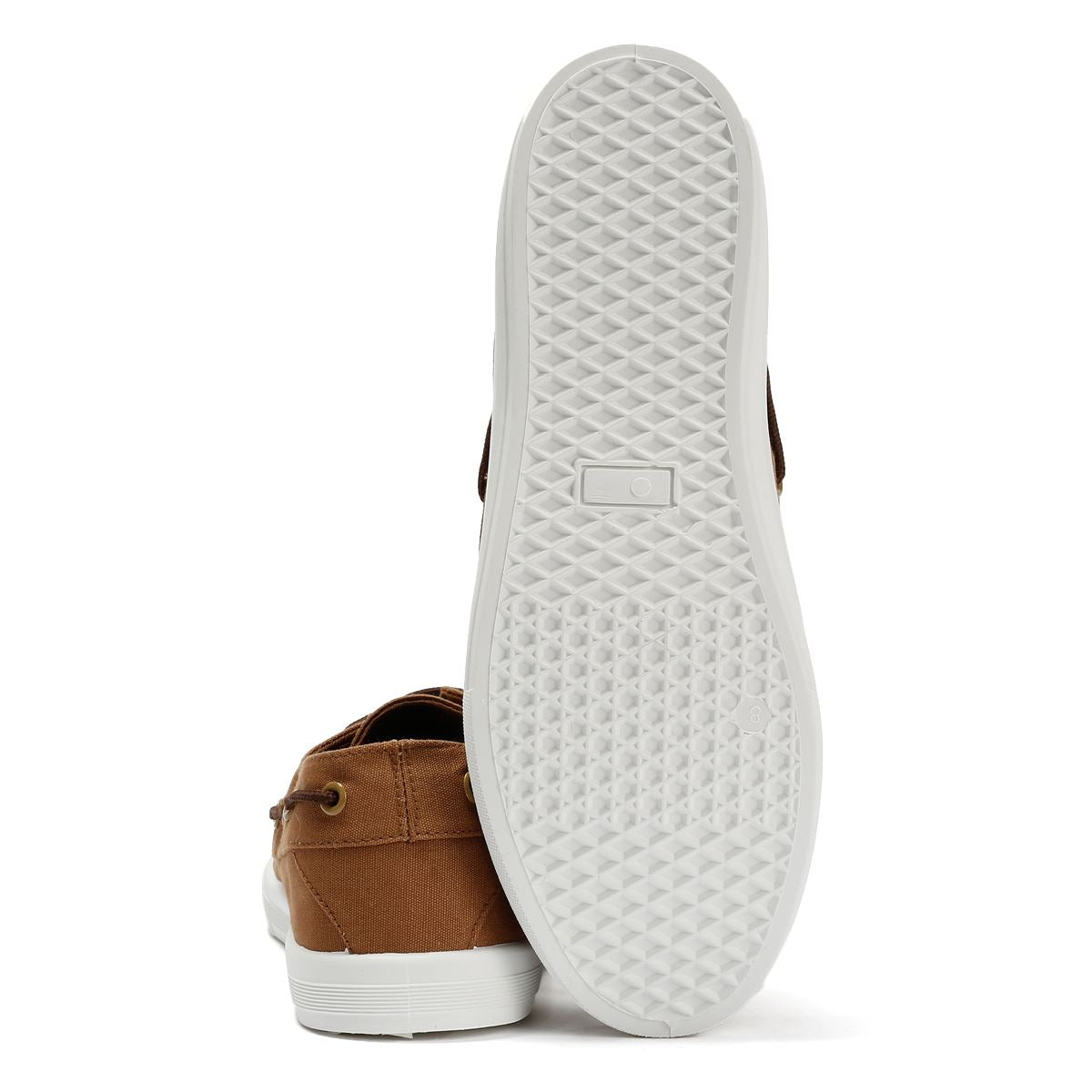 Penguin Sailor Chaussures À Lacets Marron clair En Toile Pour Hommes