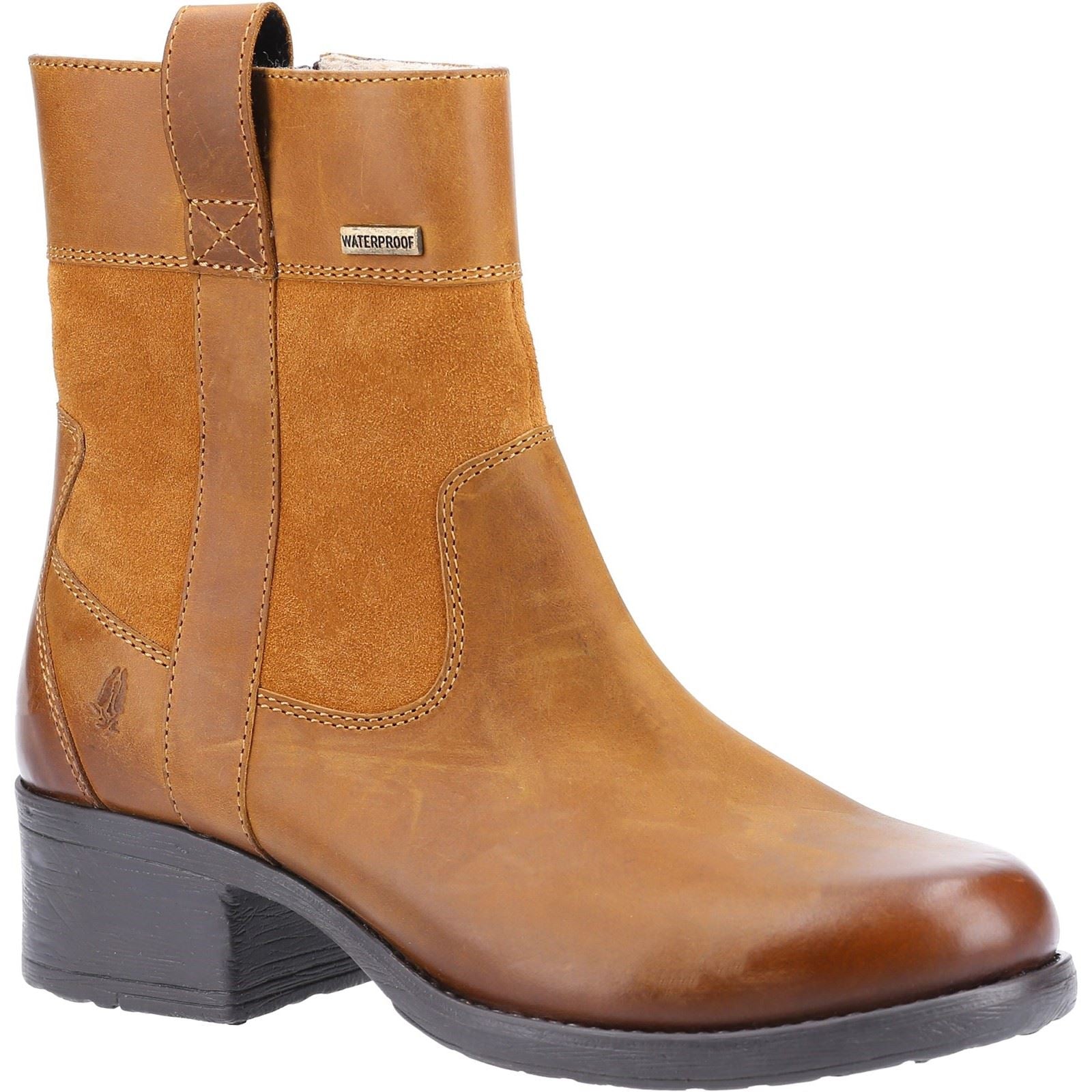 Hush Puppies Saskia Bottes En Daim Pour Femme En Couleur Beige