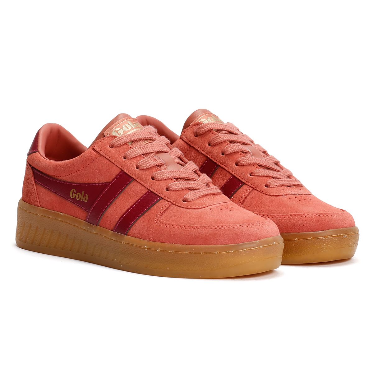 Gola Grandslam Baskets Roses Pour Femmes Suede