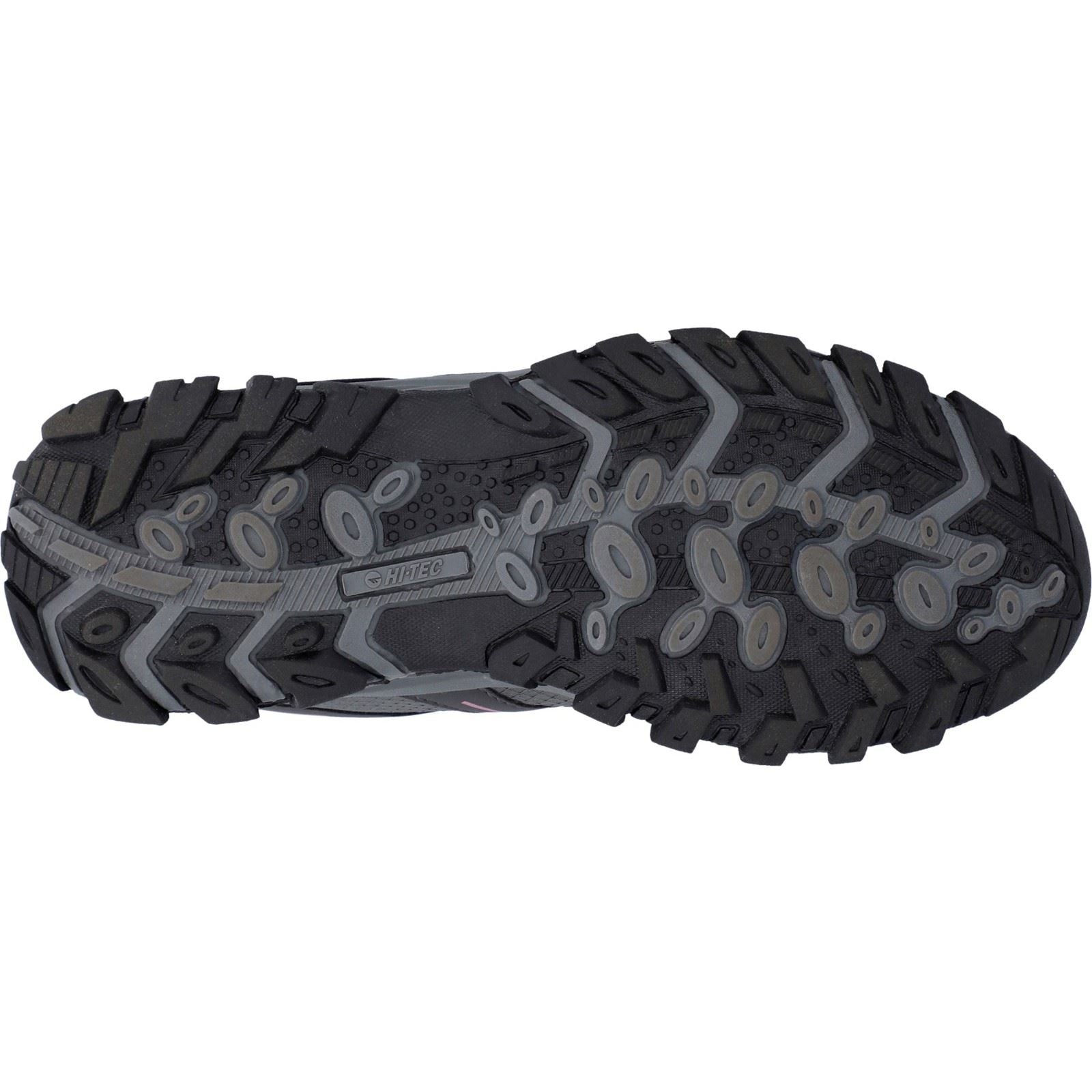 Hi-Tec Maine Bottes De Randonnée En Polyester Pour Femmes Gris Acier Anthracite