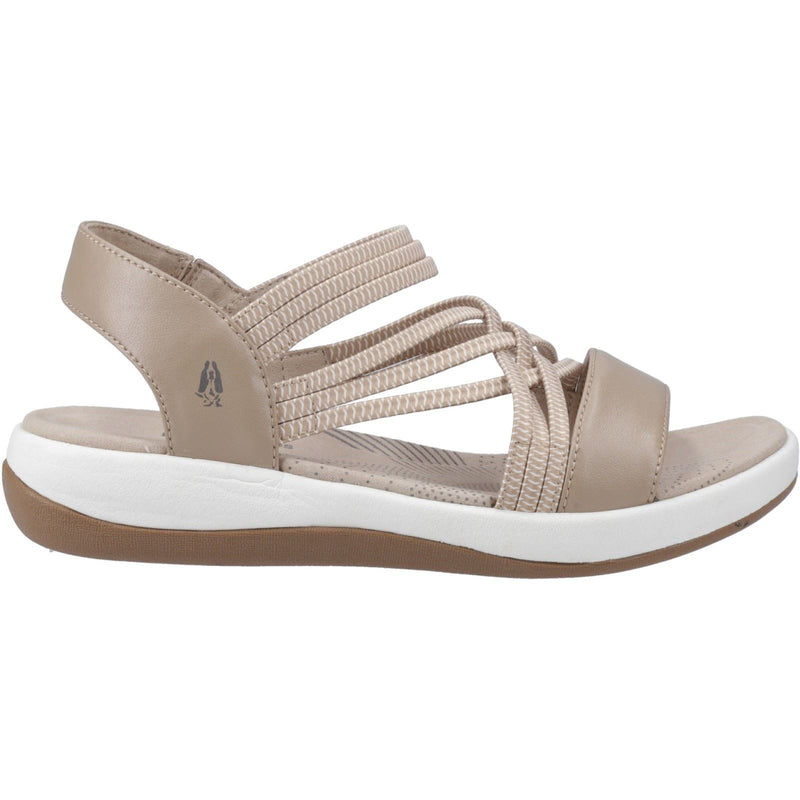 Hush Puppies Susanna Sandales Pour Femmes En Cuir Taupe
