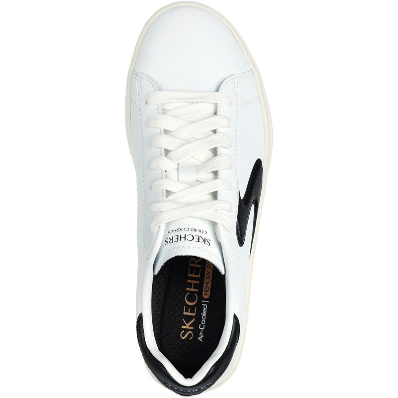 Skechers Eden LX Beaming Glory Baskets Blanches/Noires Pour Femmes En Synthétique