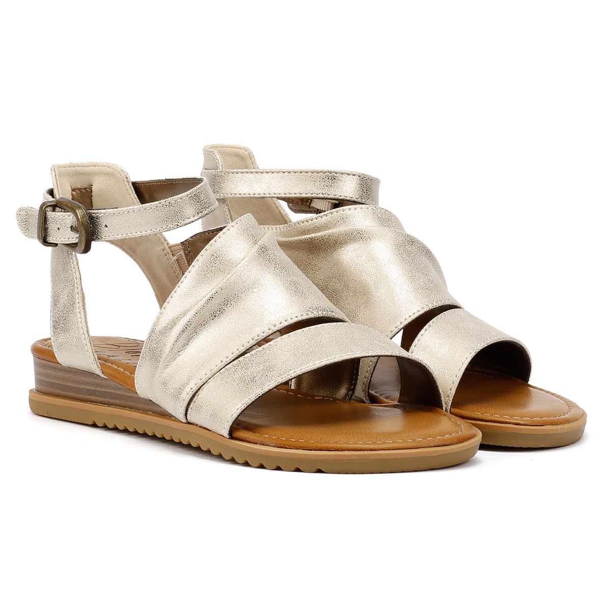 Blowfish Malibu Balana Sandales Dorées Pour Femmes