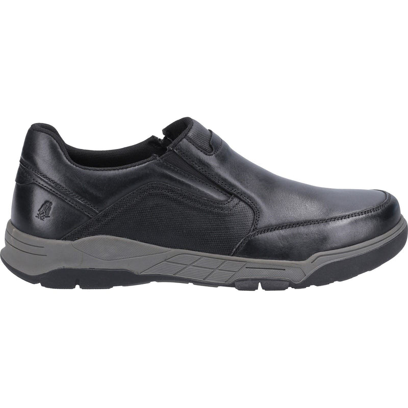 Hush Puppies Fletcher Mocassins Noirs En Cuir Pour Hommes