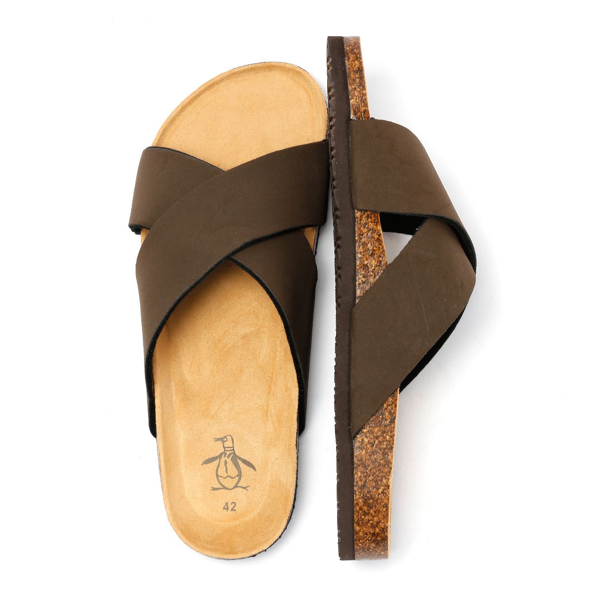 Penguin Pack Sandales Marron Pour Hommes