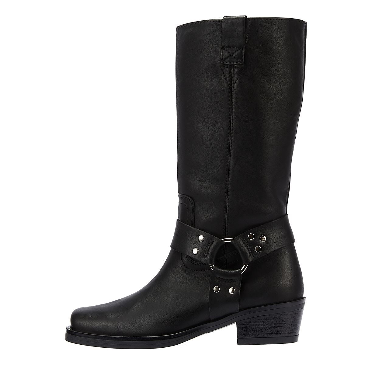 Bronx Bottes Noires Hautes Pour Femme