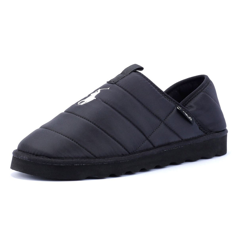 Ralph Lauren Everrett Chaussons Noirs Pour Hommes