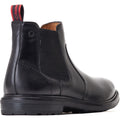 Base London Bloom Bottes Noires En Cuir Pour Hommes