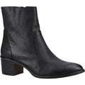 Hush Puppies Winona Bottes Noires En Cuir Pour Femmes