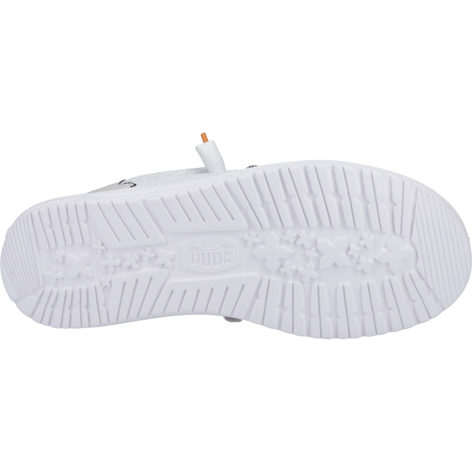HEYDUDE Wally Funk Open Mesh Chaussures Bateau Blanches Pour Hommes